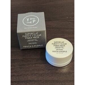 Youth to the People Superclay Purify Clear Power Mask Travel Size 5ML Salicylic